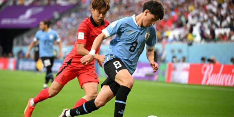 Uruguay y Corea del Sur sacaron chispas en tenso empate