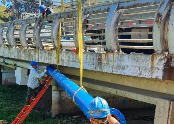 Renovación de matriz de agua potable en puente Reñaca finalizará esta semana