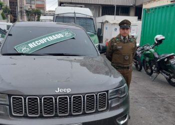 Carabineros recupera vehículo con encargo de robo en Viña del Mar