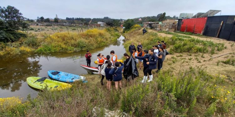 Retiran 600 kilos de basura desde humedal en Concón