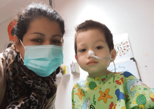 Niño que pasó dos años hospitalizado fue dado de alta para navidad