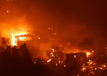 Decretan estado de excepción constitucional por incendios en Viña del Mar