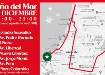 Caravana navideña recorrerá Viña del Mar este martes 20
