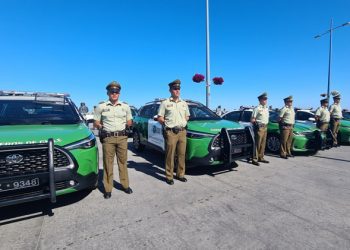 Entregan 34 nuevos vehículos para Carabineros de la región