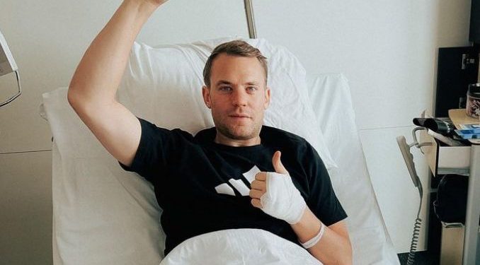 Portero alemán se fractura esquiando después de participar en el mundial