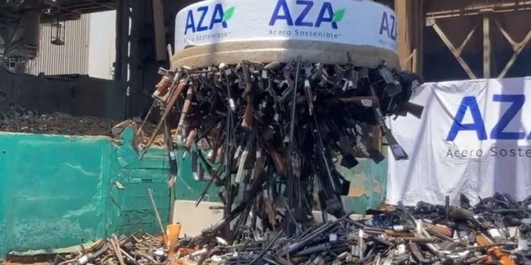 Gobierno destruye 17.580 armas, un 28% más que en 2021