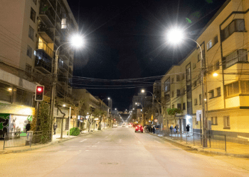 Inauguran nuevas luminarias en Calle Arlegui de Viña del Mar