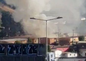 Incedio afecta a departamentos en sector Glorias Navales de Viña del Mar