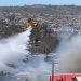 Incendio afecta a viviendas en cerro O’Higgins de Valparaíso