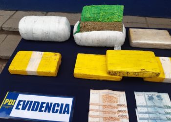 Desarman banda criminal e Incautan doce kilos de droga en La Ligua