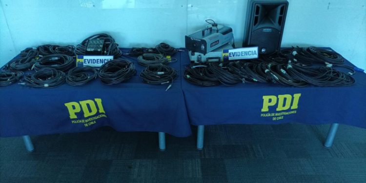 PDI recupera objetos robados desde local nocturno en Valparaíso
