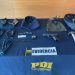 Detienen a sujetos armados en auto con patente adulterada en San Antonio