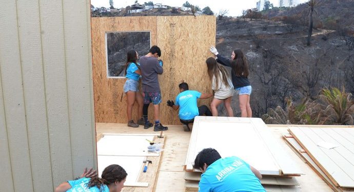 Techo-Chile y Municipalidad de Viña del Mar comienzan reconstrucción de viviendas