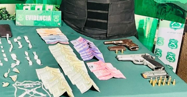 Laguna Verde: Detienen a microtraficante que tenía dos armas de fuego en su poder