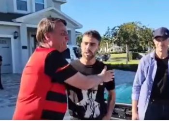 Jorge Valdivia y Jair Bolsonaro se encontraron en Estados Unidos