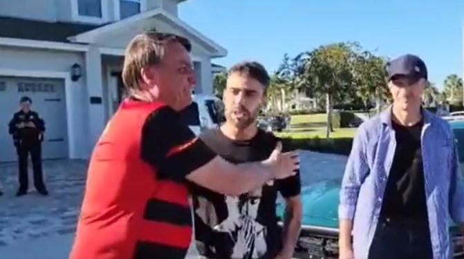 Jorge Valdivia y Jair Bolsonaro se encontraron en Estados Unidos