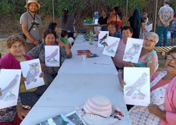 Municipio y organizaciones ambientalistas de Quillota ofrecen taller en Humedal de San Pedro