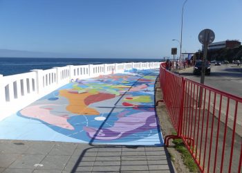 Valparaíso: Inauguran mural SuelAR en Avenida Altamirano