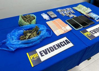 Algarrobo: Capturan a individuos que vendían droga por internet