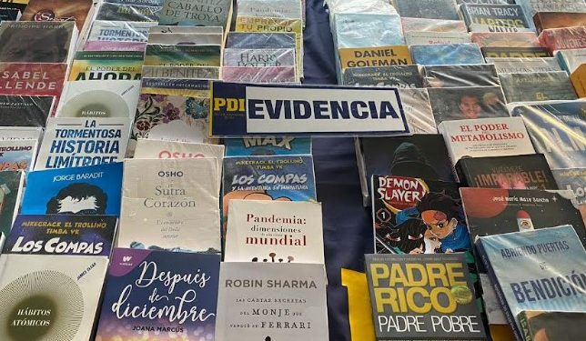 Incautan libros falsificados y medicamentos en operativo en Viña del Mar