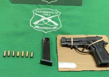 Viña del Mar: Capturan a hombre que portaba arma de fuego en plaza Colombia