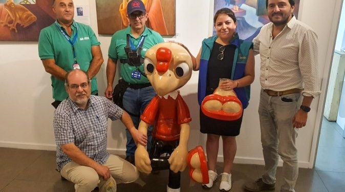 Municipalidad de Concepción logra recuperar estatua de Condorito