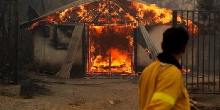 Víctimas fatales de mega incendio en el sur ahora son 14