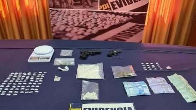 Quilpué: Detienen a tres personas que utilizaban taller como fachada para vender droga