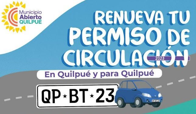 Municipalidad de Quilpué inicia proceso online para pago de permisos de circulación