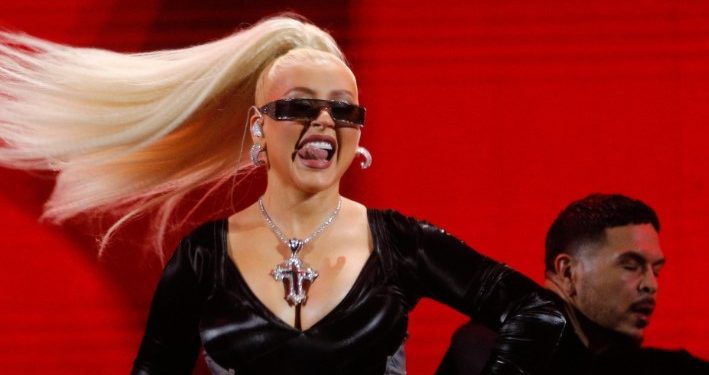 Christina Aguilera desató la locura de sus fans en redes sociales