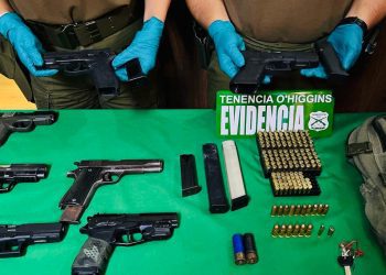 Valparaíso: Detienen a extranjero irregular que portaba múltiples armas de fuego