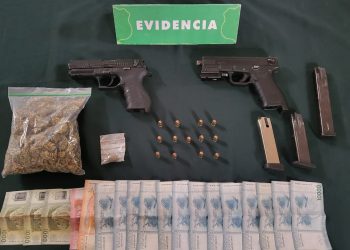Capturan a cuatro sujetos que se movilizaban armados por Quillota