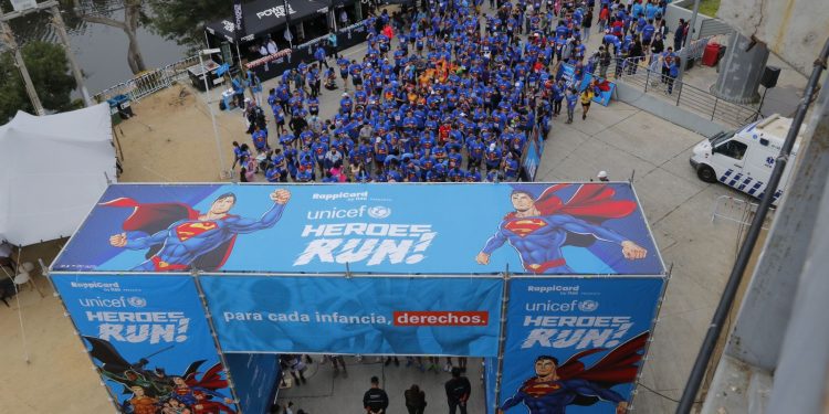 Viña del Mar: 1.500 personas participan de corrida solidaria Unicef Heroes Run