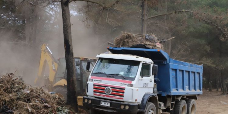 Valparaíso: Retiran 1.100 toneladas de desechos para prevenir incendios forestales