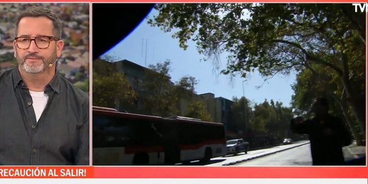 Delincuentes agreden a periodistas de TVN y Mega