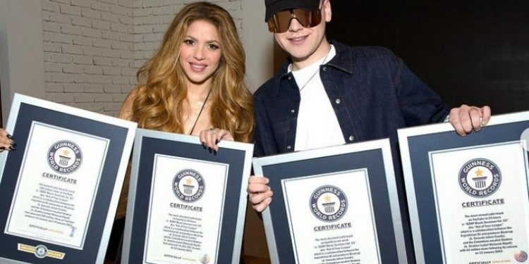 Shakira y Bizarrap rompieron cuatro récords Guinness