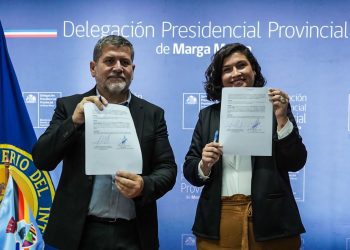 Villa Alemana: Firman convenio para combatir escasez hídrica