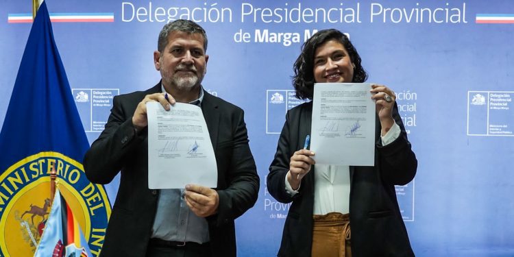 Villa Alemana: Firman convenio para combatir escasez hídrica