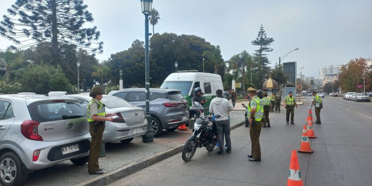 Carabineros detiene a 148 personas en «ronda de impacto»