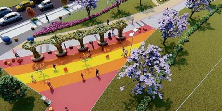 Remodelarán bandejón central Viana-Álvarez en Viña del Mar