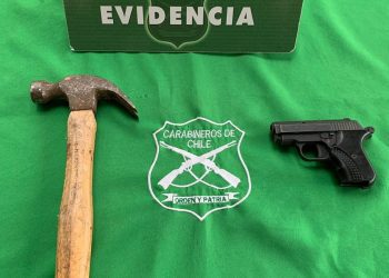 Detienen a delincuente que intentó asaltar joyería en centro de Viña del Mar