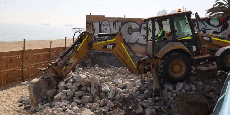 MOP inspecciona obras en Paseo Wheelwright de Valparaíso