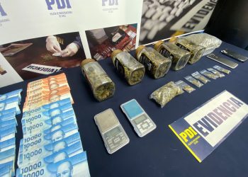 PDI detiene en Algarrobo a hombre que comercializaba droga por apps