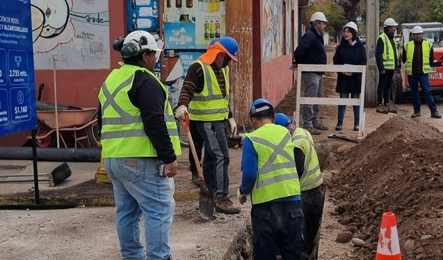 San Felipe: Avanzan obras de recambio de red con inversión por 1.160 millones