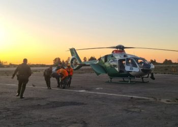 Rescatan a herido en fundo siete hermanas en compleja evacuación aeropolicial