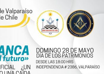 Gran Logia mixta de Chile invita a «tenida blanca» el 28 de mayo