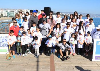 Clínicas sociales del ATP Challenger reunieron a cientos de niños con Massú y Gildemeister