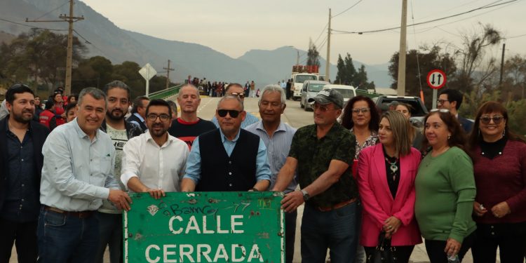Inauguran primera etapa de nueva avenida ferrocarril de Llay Llay