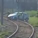 Valparaíso: Auto cae a las líneas del tren en sector Barón