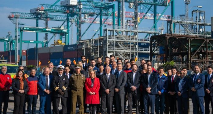 ONU certificó en puerto de San Antonio a personal en el Programa Global de Contenedores